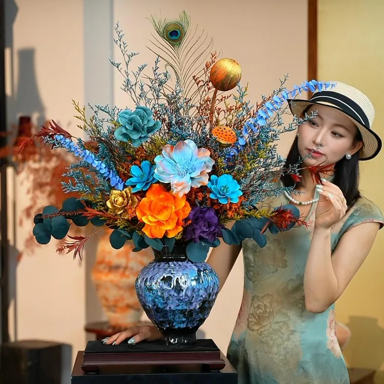 【飞天】永生花束室内家居摆件好养花卉绿植