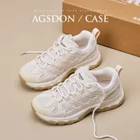 【奥古狮登】登山鞋女厚底3CM百搭老爹鞋休闲运动鞋W243078AA
