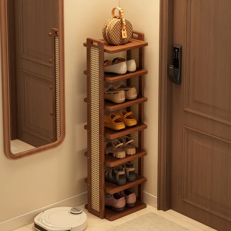 鞋架小窄门口2025新款简易鞋子收纳架多层占地小置物架子出租房用