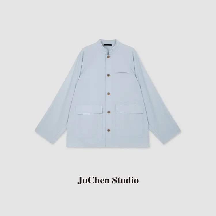 LIBOSHU“盐系户外”改良中山领机能户外夏日防晒工装外套 SS013615