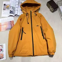 【Hk潮牌加棉外套】男女童秋季款时尚简潮冲锋衣加绒外套66286