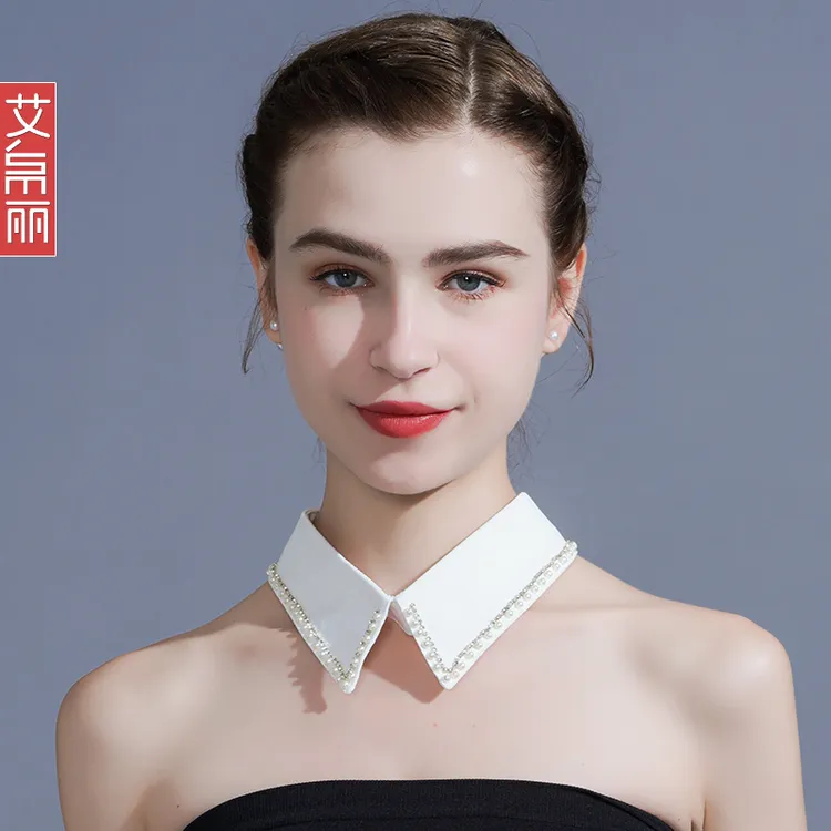 宫廷风衬衣假领子秋冬女百搭假领多功能衬衫假衣领职业衬衣装饰领