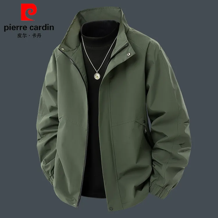 【官方正品】男士秋季新款宽松立领夹克外套男装冲锋衣大码宽松薄款