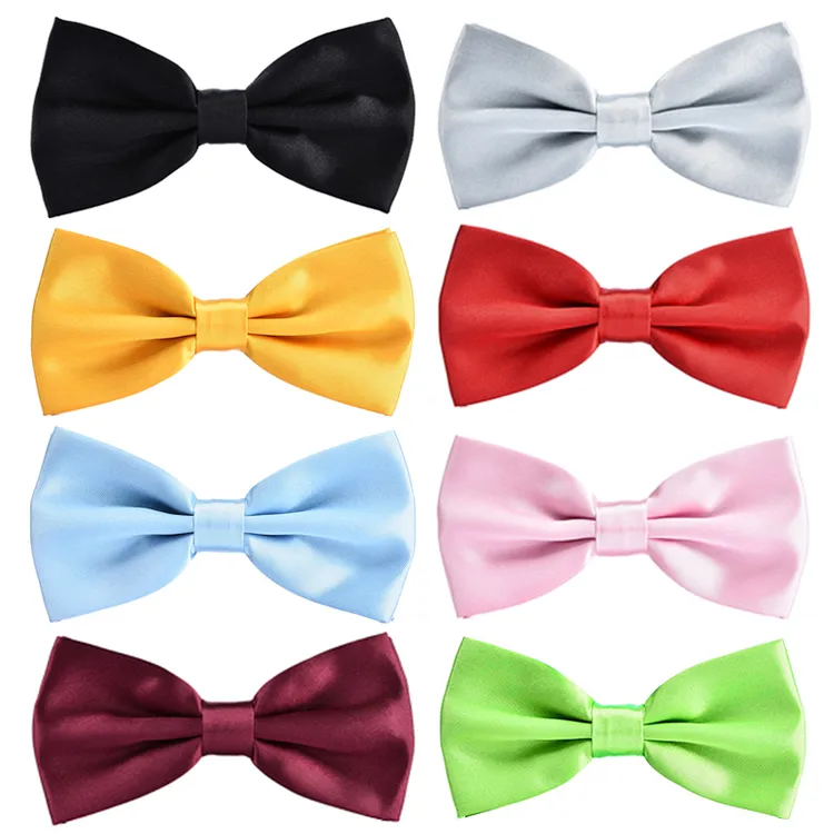 男士领结纯色蝴蝶结新郎结婚伴郎婚礼聚会表演主持衬衫配饰黑蓝红