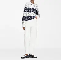 99新 LouisVuitton/路易威登 娜娜专属 XS 满印字母条纹毛衣