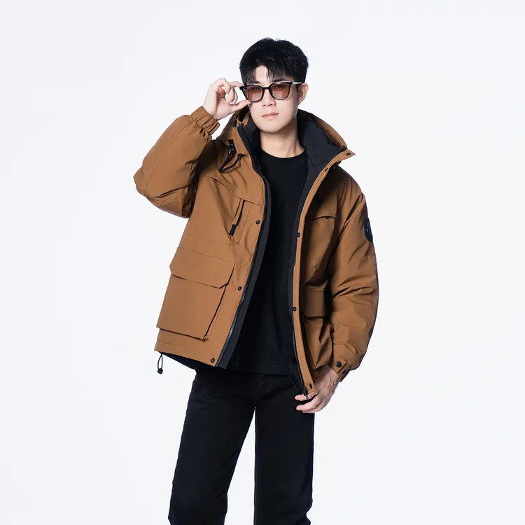 【质暖90白鸭绒】2.0升级款一件过冬原创高质感连帽工装派克羽绒服