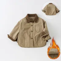 SCBEBE男童秋冬款棉服新款儿童时髦洋气百搭夹棉中小童外套AW698
