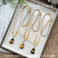黄虎眼石葫芦编绳项链 G-TJ168 多样性发一颜色微差