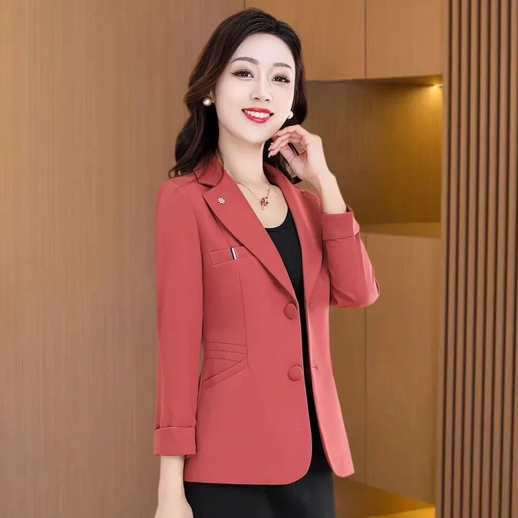 2025新款西装外套女春秋百搭休闲显瘦气质设计感爆款网红西服上衣