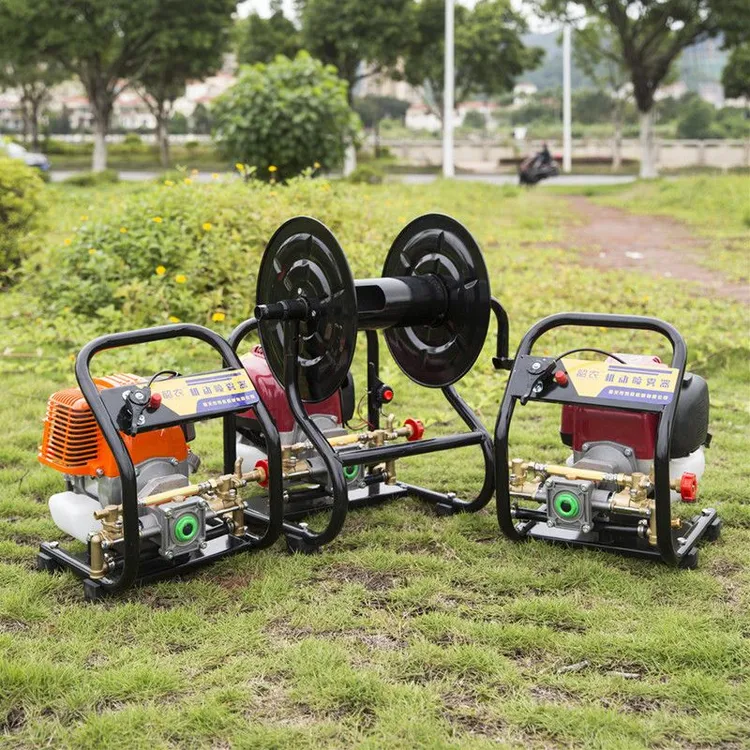 手提式汽油打药机四冲程动力喷药机园林果树高压喷雾机喷灌机