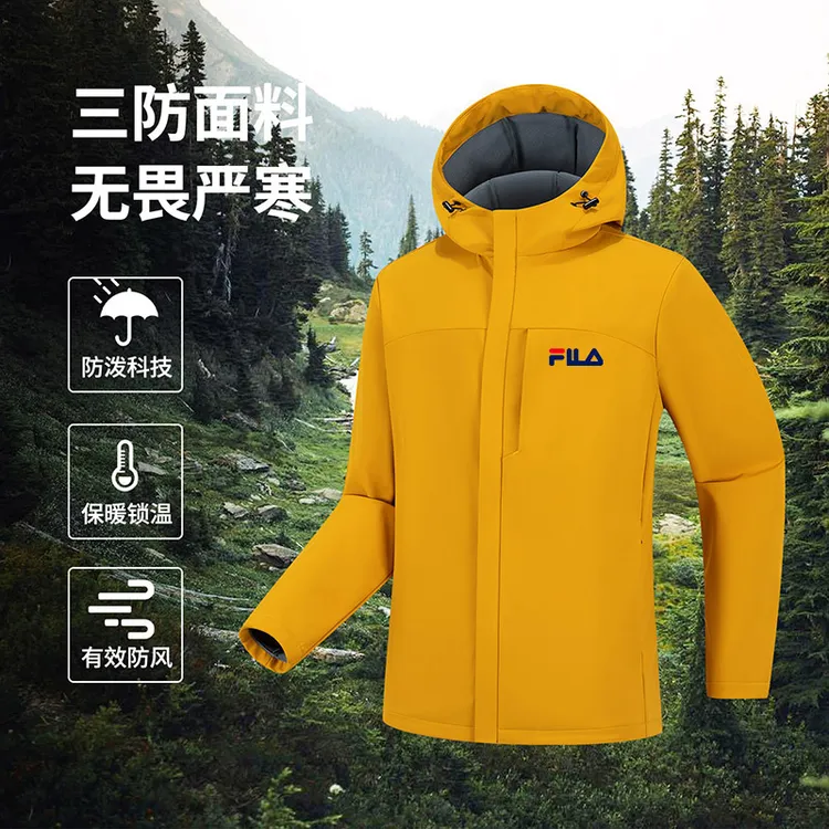 一折专区丨冲锋衣2025秋冬季情侣户外三防夹克男款登山服加绒外套