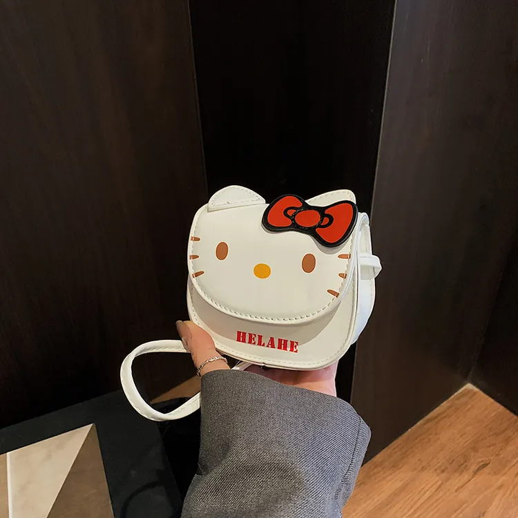 儿童包包女童可爱卡通KT猫小挎包女孩单肩包幼儿园宝宝零钱斜挎包