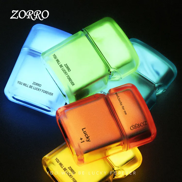ZORRO佐罗夜光流沙防风打火机创意男女适用复古高档ins个性送礼物