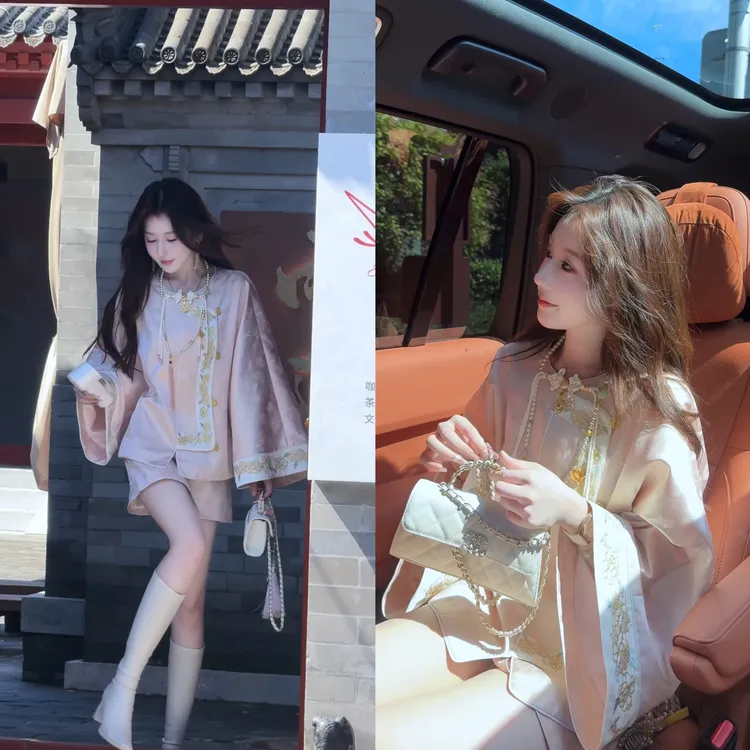 【婷婷】《万千荣华》重工刺绣 特别短款国风套装 TT2SQTH2032