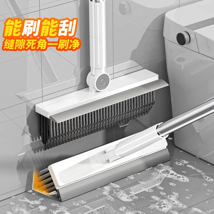 长柄刷子家用卫生间瓷砖刷洗墙硬毛刷多功能无死角缝隙刷地毯专用