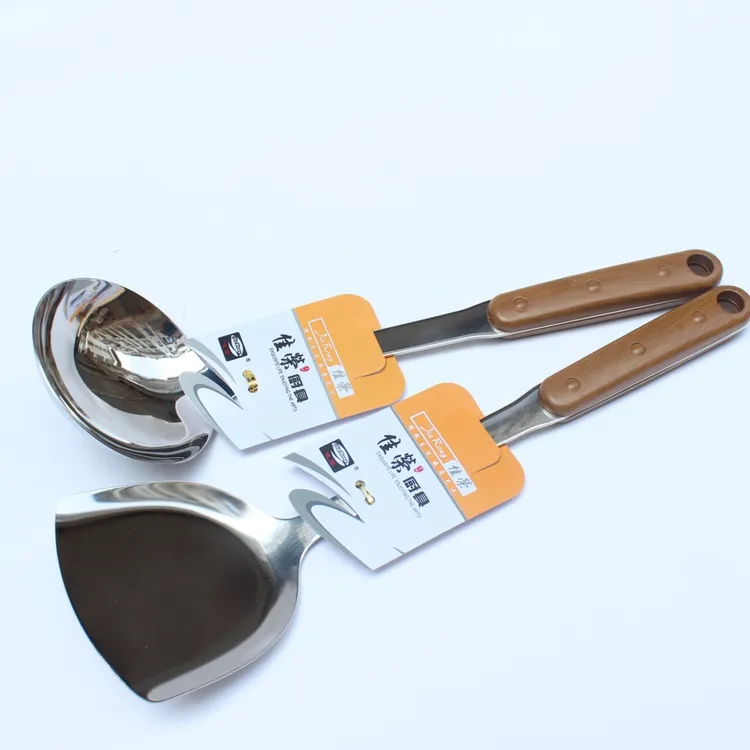 不锈钢锅铲炒菜铲子家用不锈钢锅铲子勺子厨房炒菜用的汤勺铲勺