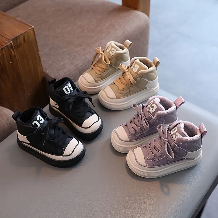 男女童韩版休闲棉鞋板鞋(二棉)