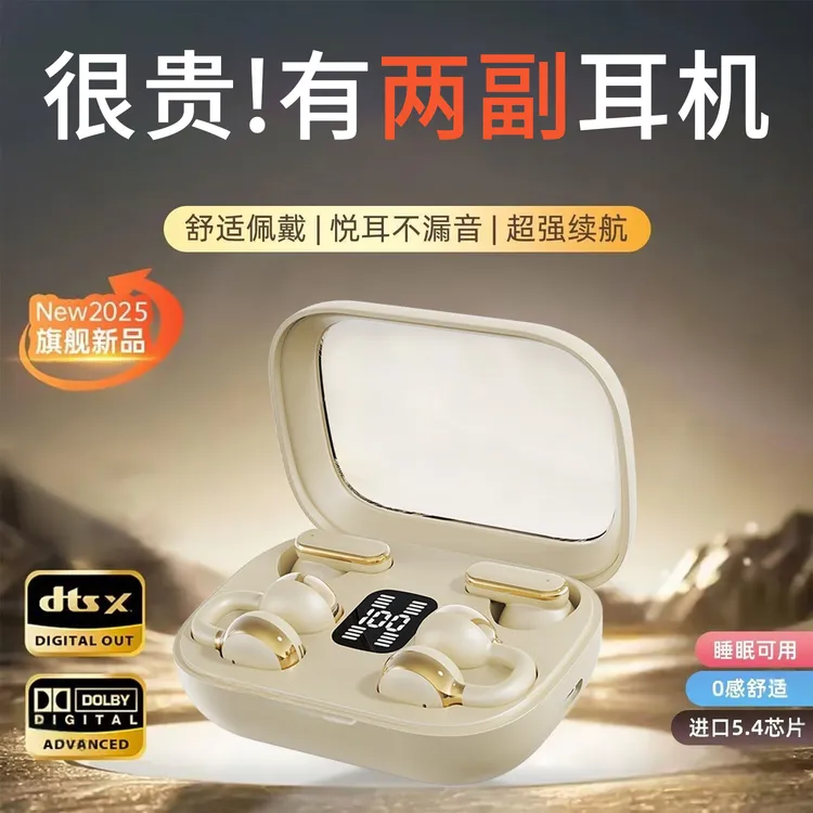 【四耳同仓】2025新款入耳式蓝牙运动无线高音质降噪超长续航通用