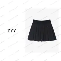 ZYY【首尔乐曲】2025S/S新品经典复古A字短款百褶短裙女X25QDQ04052