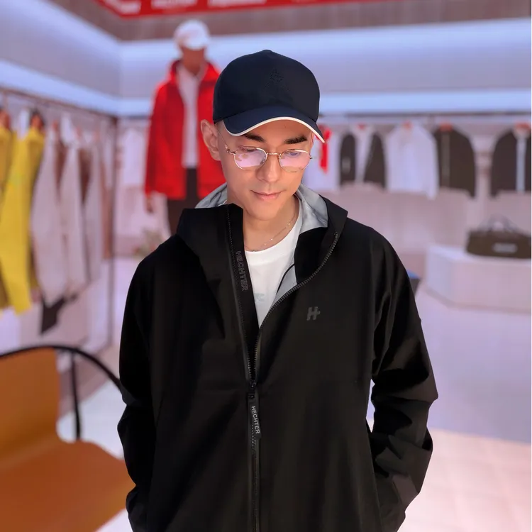 【李晨nic专属】Hechter男潮流运动户外休闲男装连帽夹克DJ12217
