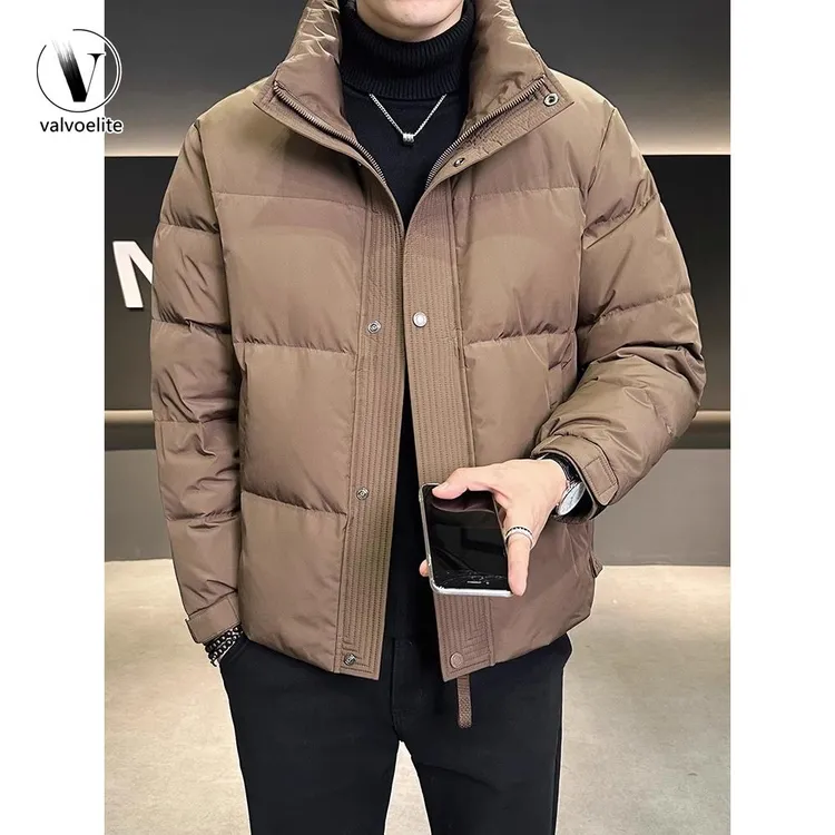 VALVOELITE爆款羽绒服男装冬季加厚2025新款高级感潮休闲短款外套