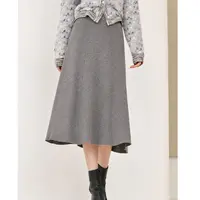 【直播专享】A844116半身裙 香影针织半身裙女高腰秋冬新款垂坠感