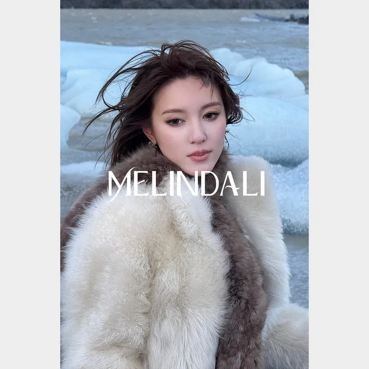 Melinda Li【奢美小山羊绒】黑标阿拉善山羊绒皮毛一体皮草马夹外套