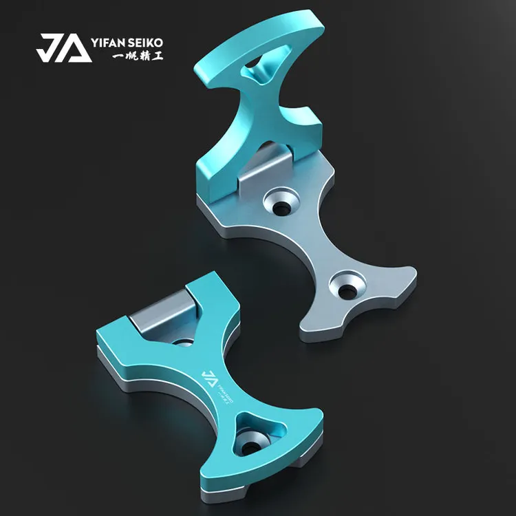 一帆精工钓箱快挂侧挂竞技折叠镁铝合金加厚钓箱配件鱼竿支架渔具