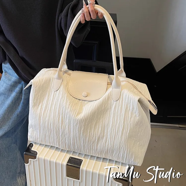 探屿大容量短途通勤旅游旅行包轻便时尚行李包单肩手提袋健身包女