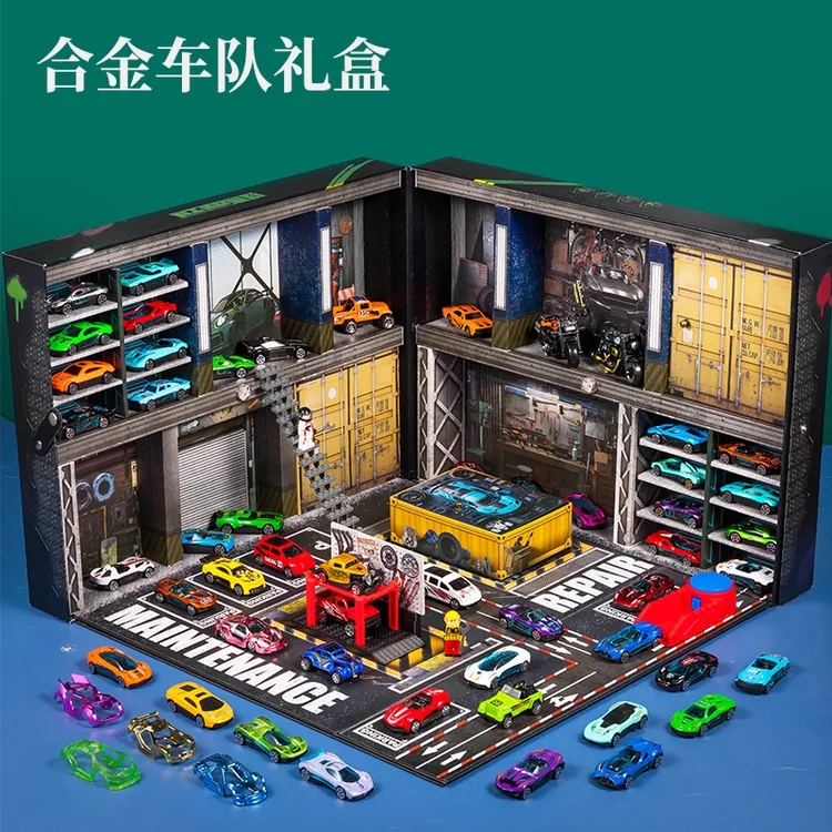 车模摆件合金小汽车儿童3-6岁8玩具礼盒套装小朋友男孩子生日礼物