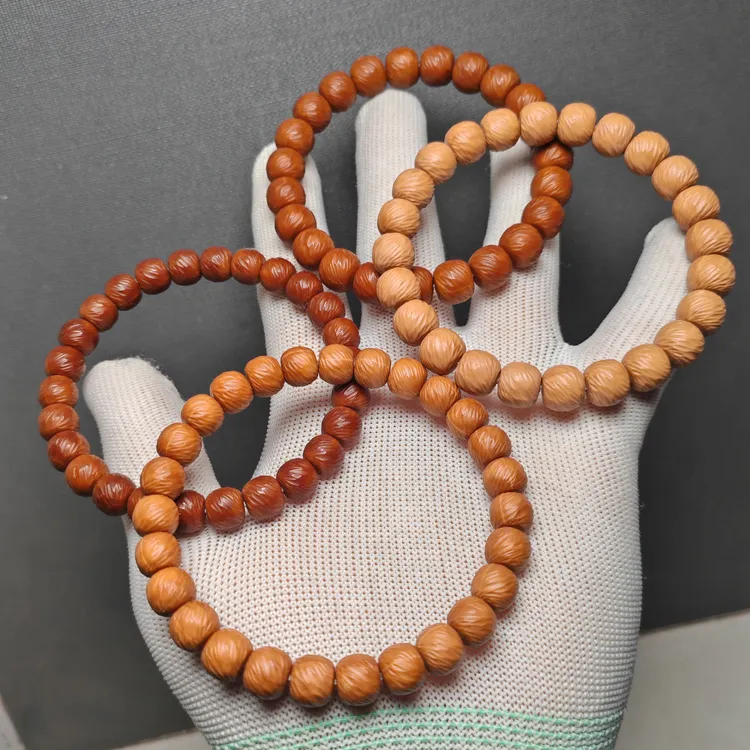 精品猴头核桃雕刻文玩手串卷卷酥老型云锦猴头手串