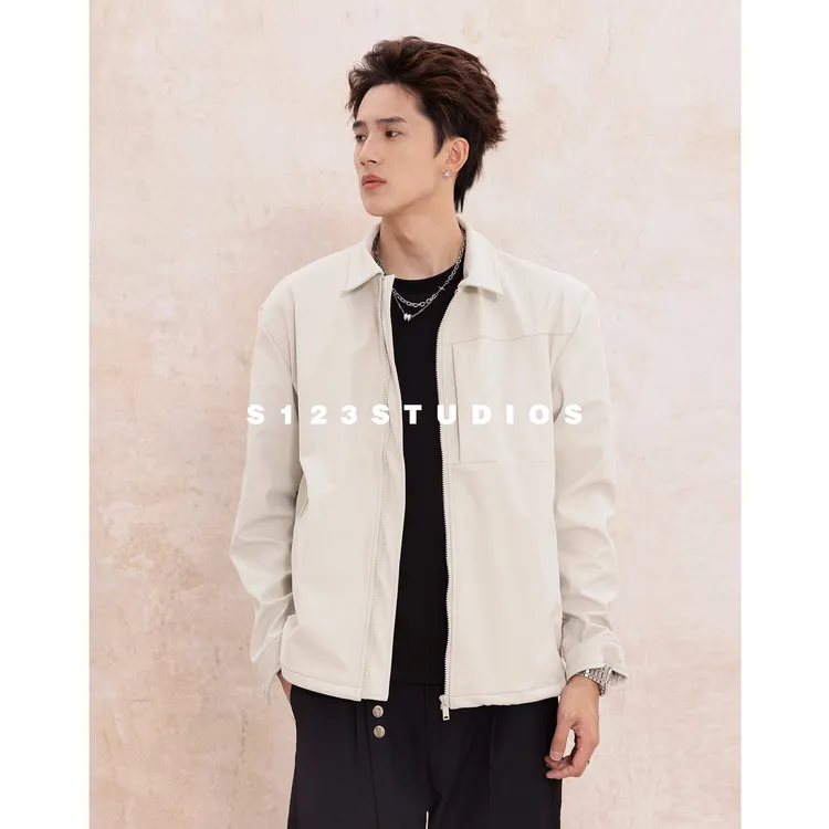 G9荒野系列 三防商鸟哈灵顿夹克男透气网眼纯色拉链宽松外套