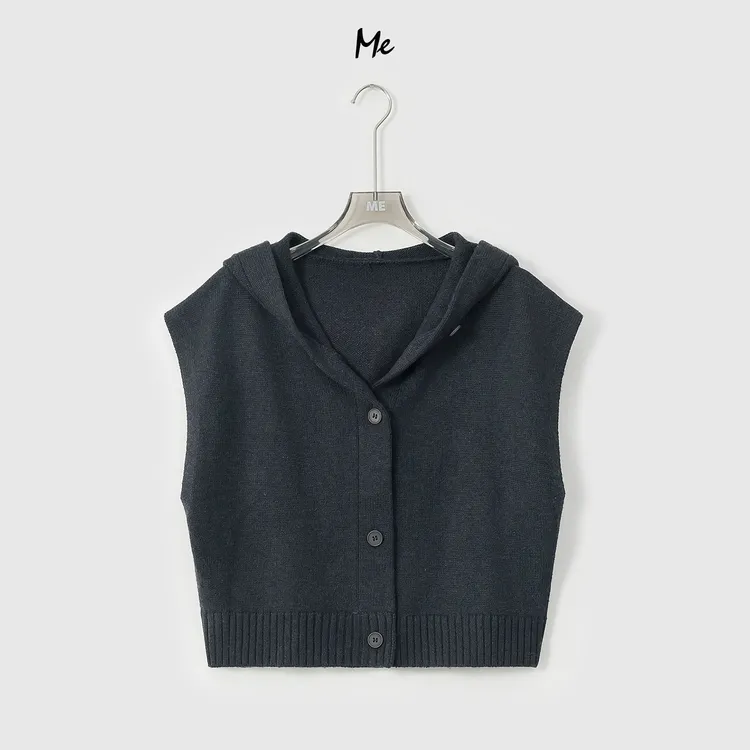 ME【云泥高智马甲】超细美利奴绵羊毛云柔老钱时尚百搭毛衣MESA3741