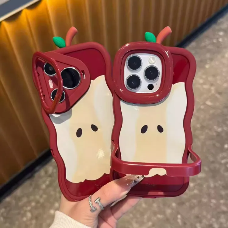 适用苹果17手机壳华为荣耀女款支架软壳OPPOvivo气囊防摔小米精孔