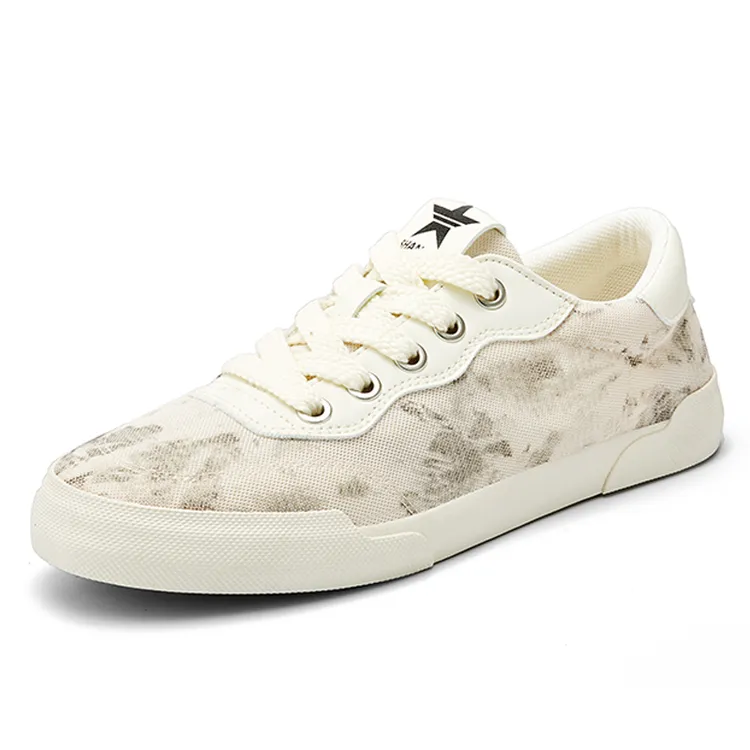 男士新款春夏秋季软底百搭透气时尚潮流低帮学生休闲运动帆布鞋