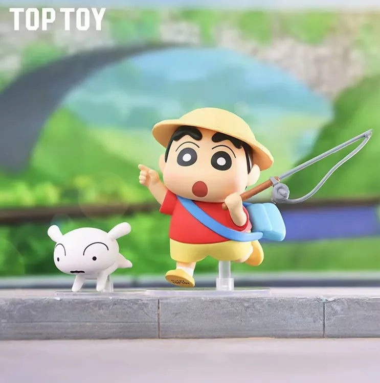 TOPTOY正版授权蜡笔小新夏日大作战系列手办盲盒周边桌面摆件