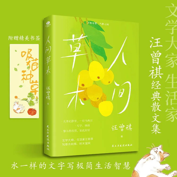 人间草木 文学大家生活家汪曾祺经典散文集升级版