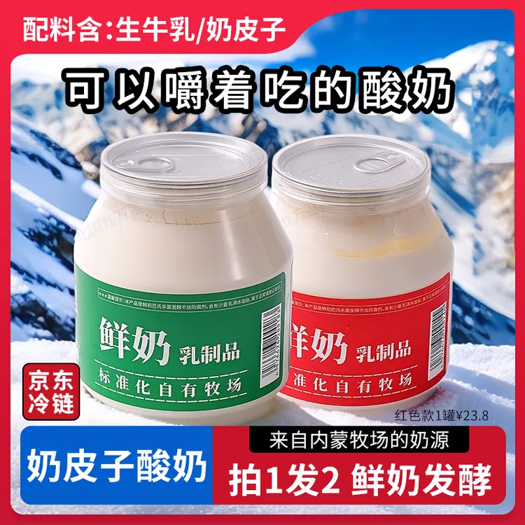 奶皮子酸奶内蒙古特产嚼着吃的酸奶皮子手工制作鲜奶生牛乳580g