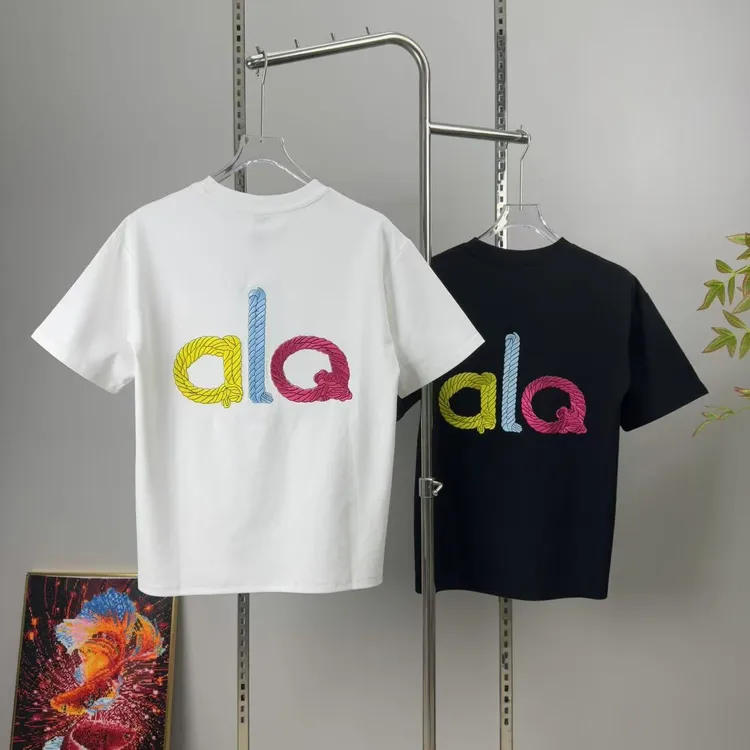 流光风季新款潮牌加厚刺绣字母男女款短袖T恤舒适时尚帅气男装