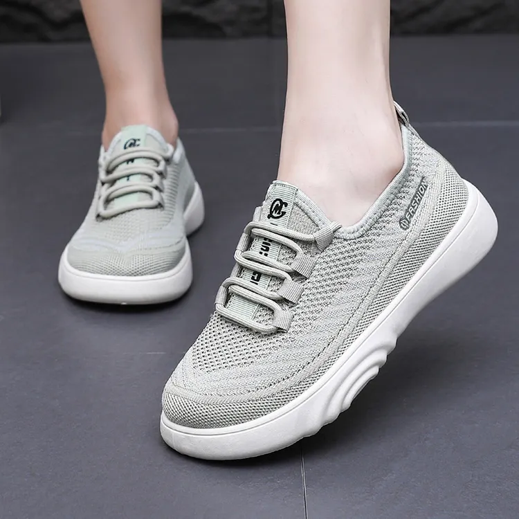 乐福鞋女2025春夏新款百搭运动休闲鞋软底透气时尚妈妈鞋防滑女鞋