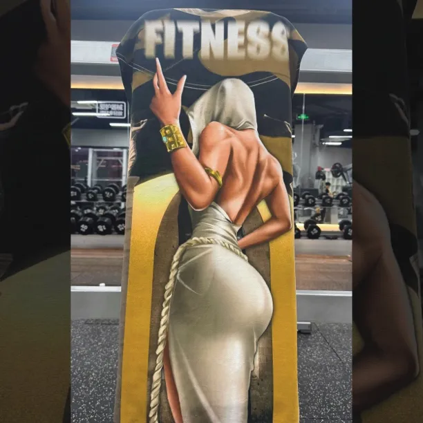 大宝家原创废土风健身大尺寸毛巾