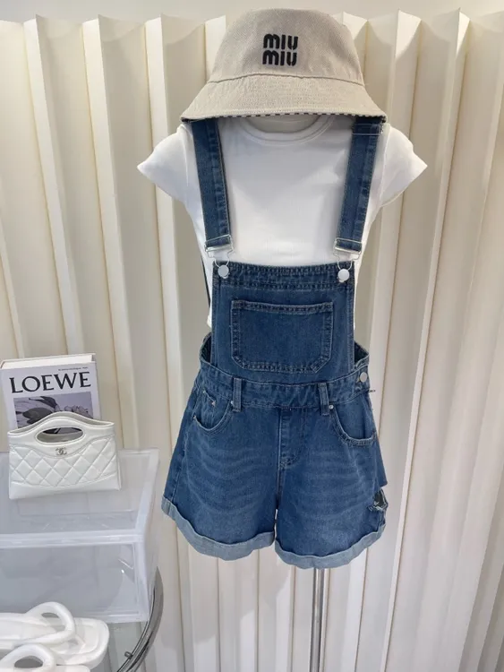 凉感休闲风高腰夏季女夏女宝牛仔韩版裤子洋气纯欲慵懒风女装短裤