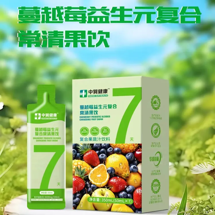 【蔓越莓益生元复合常清果饮】引领肠道健康新时代