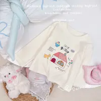 「Dannirabbit」【小房子】秋款&女童毛巾绣汉服打底衫【G-5380】