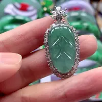 翡翠未镶嵌颈饰翡翠