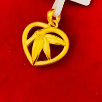 【夏夏专享】足金999饰品 竹节吊坠 GP 2.02