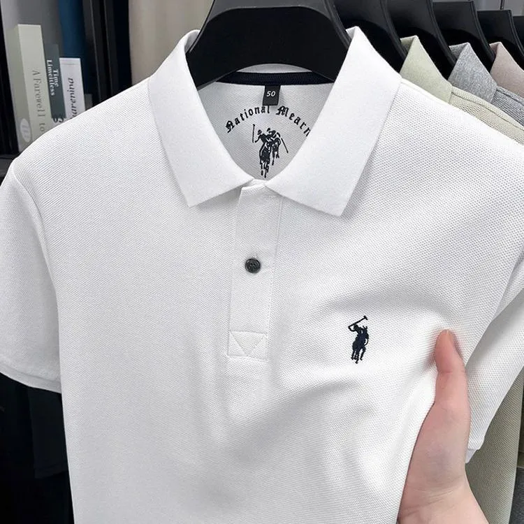 【劳伦专柜】夏季新品男士短袖T恤保罗POLO衫休闲翻领刺绣polo衫