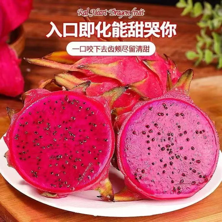 【湛隆ZHANLONG】金都一号红心火龙果3-5斤原产地直发