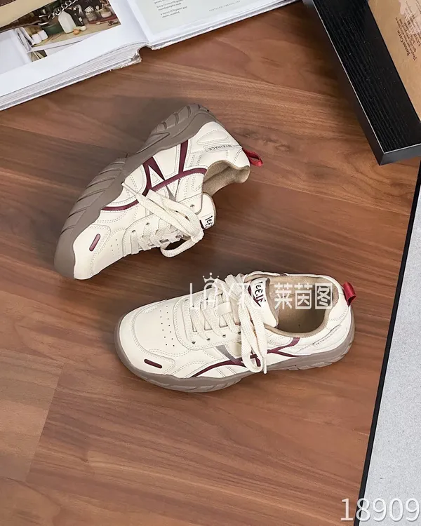 车缝线德训鞋系带休闲运动鞋时尚韩版学生复古鞋子百搭低帮