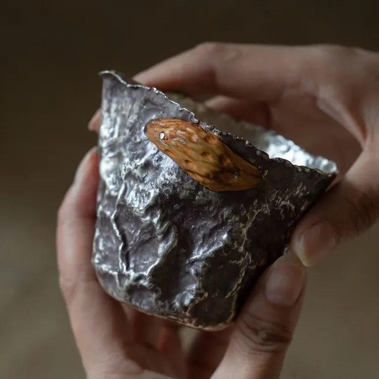 『雅柯茶缘』手工银公道 原创姹寂复古高级 150cc